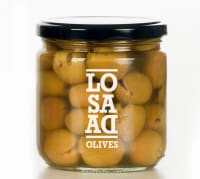 Cracked Aloreña Oliven 347ml glass (260/300), Losada