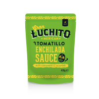 Green Enchilada Cooking Sauce Pouch 400g, Gran Luchito