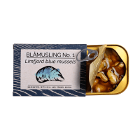 Blåskjell No. 1 110g - marinert med dill og fenikkelfrø, Fangst