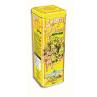Amaretti Lemon kjeks Tower Tin 180g, Lazzaroni