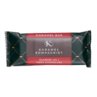 Karamel bar : Klassisk jul i mørk sjokolade, 50g, Karamel Kompagniet