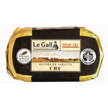 Beurre Baratte Cru 250g Le Gall upast smør (kilopris), Mons