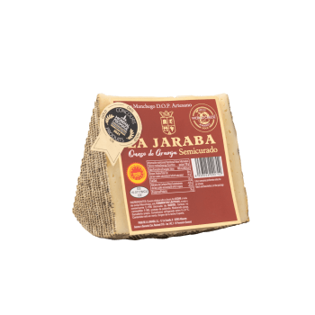 Manchego 3-5mnd Semicurado 250g rawmilk fermier, Pago de La Jaraba