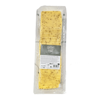 Sliced Cheddar with Black pepper 988g (38x26gr), Wyke Farms