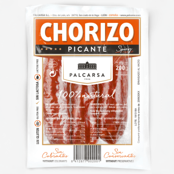 Chorizo Oreado Picante 200g Palcarsa