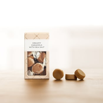 Creamy Caramels with sea salt Tiny 60g, Karamel Kompagniet