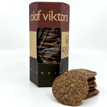 Miniknäcke med valmuefrø 85g papprør, Olof Viktors