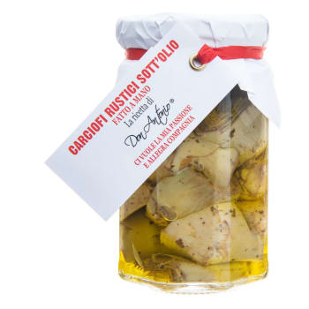 Carciofini Spaccati - Artiskokker fra Puglia 280g, Casina Rossa