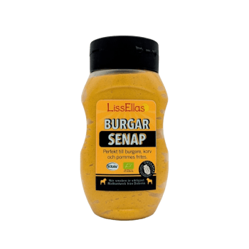 Burgersennep 300g plastflaske økologisk KRAV, LissEllas