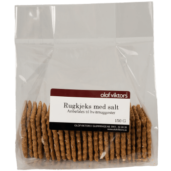 Rugkjeks med salt 150g, Olof Viktors