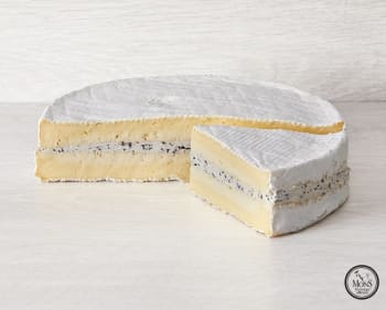 Brie de Normandie Les Truffiers (trøffel) 1,2kg, Mons