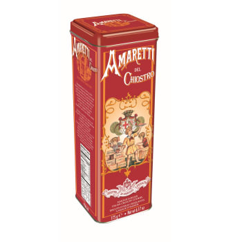Amaretti Crunchy kjeks Tower Tin 175g, Lazzaroni