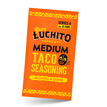 Medium Taco Seasoning 28g, Gran Luchito