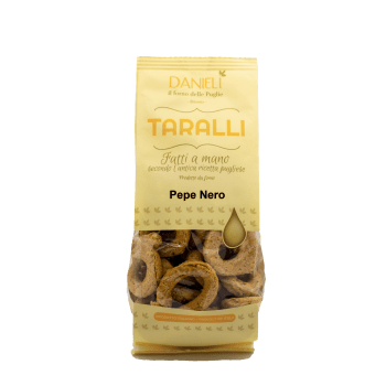 Taralli al Pepe Nero 240g, Danieli
