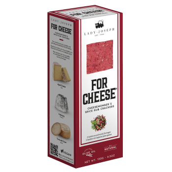 Cheesemonger's spice rub cracker 130g, Lady Joseph
