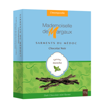 Sarment du Medoc Mørk sjokolade med mynte 125g, Margaux