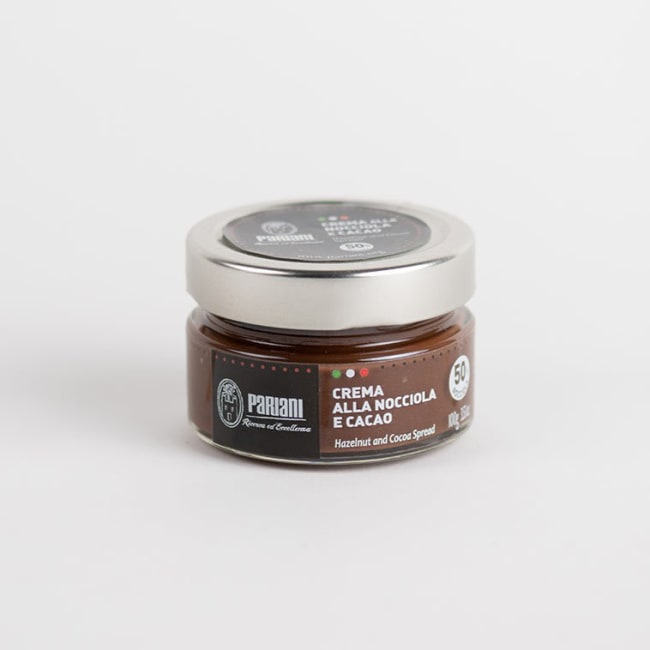 Hazelnut and Cocoa Spread 100g glass, Pariani