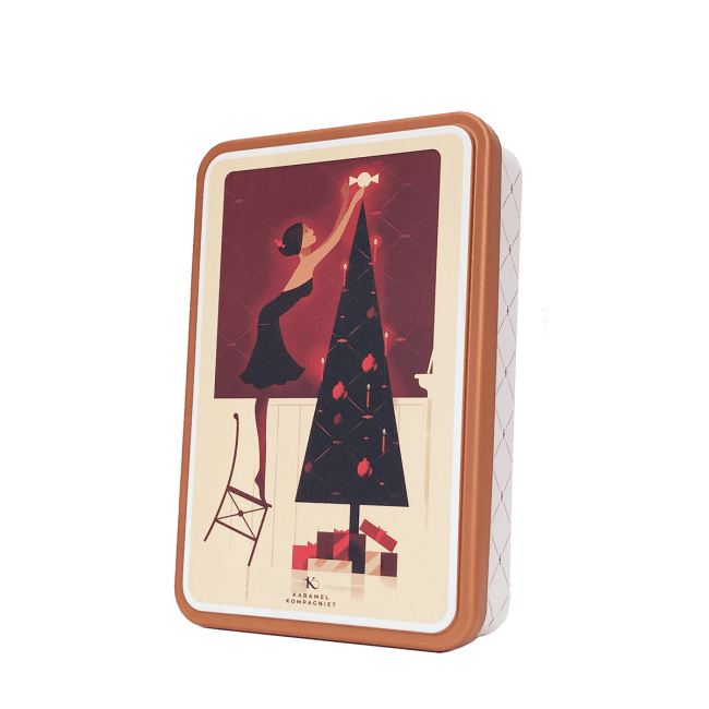 Christmas Day - Holiday Mix Caramels 300g box, Karamel Kompagniet