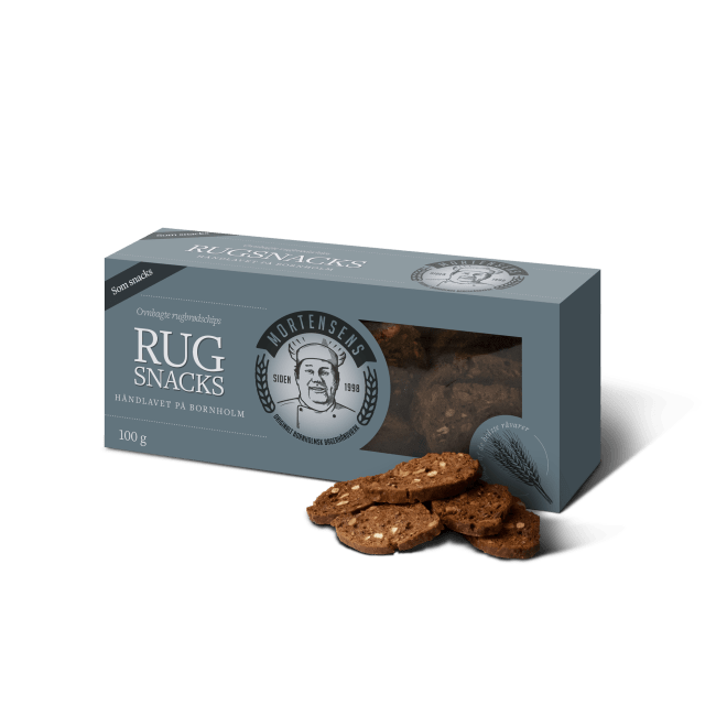 UTGÅTT Rugsnacks 100g, Mortensens