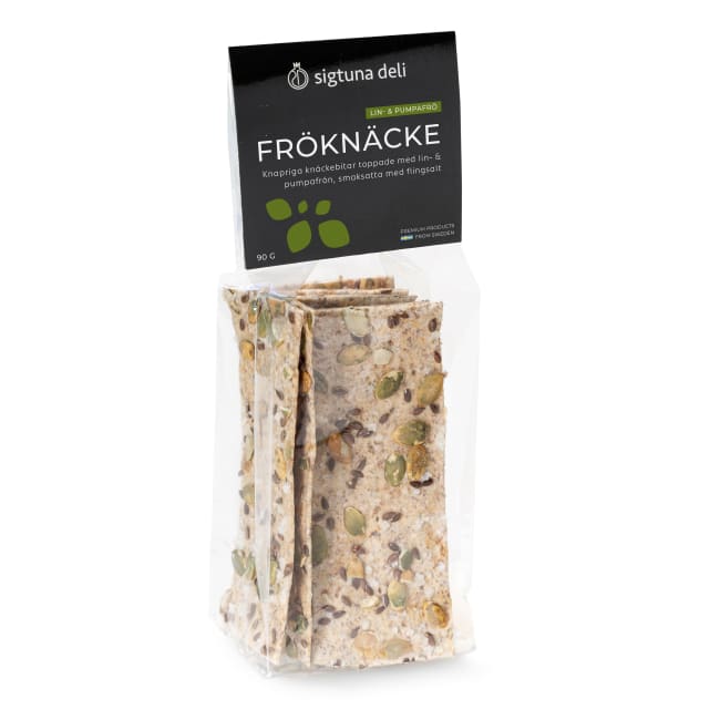 Fröknäcke Linfrø & Gresskarkjerner 90g, Sigtuna Deli