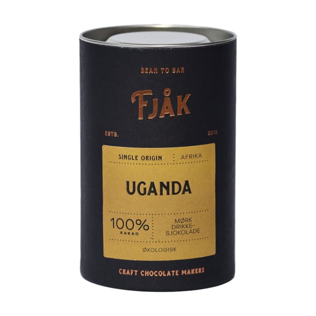 Drikkesjokolade 220g 100% Uganda, Fjåk