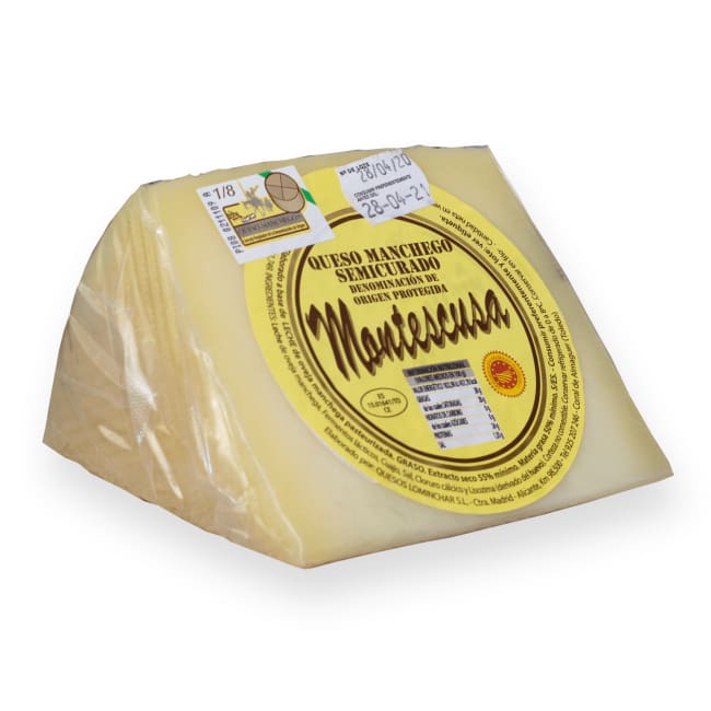 Manchego Montescusa DOP Semicurado 3-4 mnd DOP  250g, Vegajardin