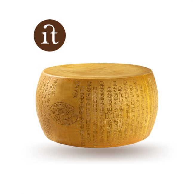 UTGÅTT Parmigiano Reggiano DOP hjul 18-24 mnd, Latteria Gonfo 