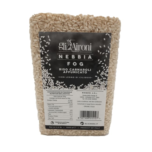 Røkt Carnaroli Rice 1kg, Gli Aironi