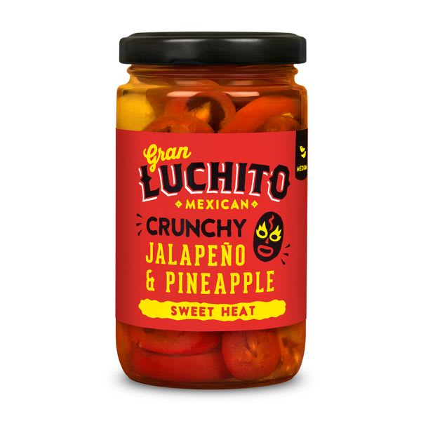 Crunchy Jalapeño & Ananas 215g, Gran Luchito