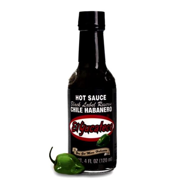 Salsa Piccante Black Label Habanero 120ml, El Yucateco