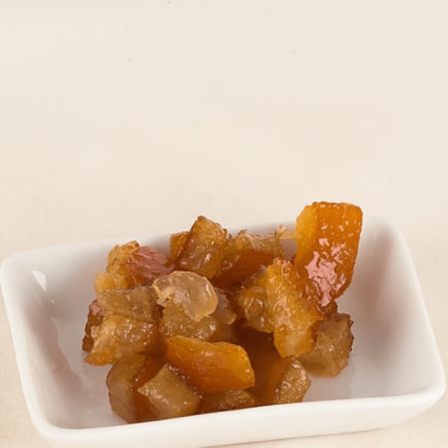 Kandiert Appelsin i cubes 10*10 Sicilia 1/5kg, Pariani
