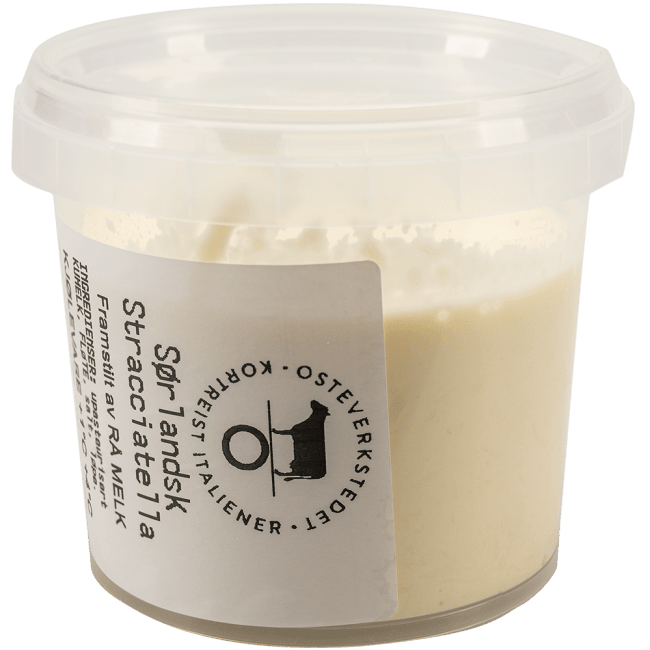 Sørlandsk Stracciatella 250g, Osteverkstedet