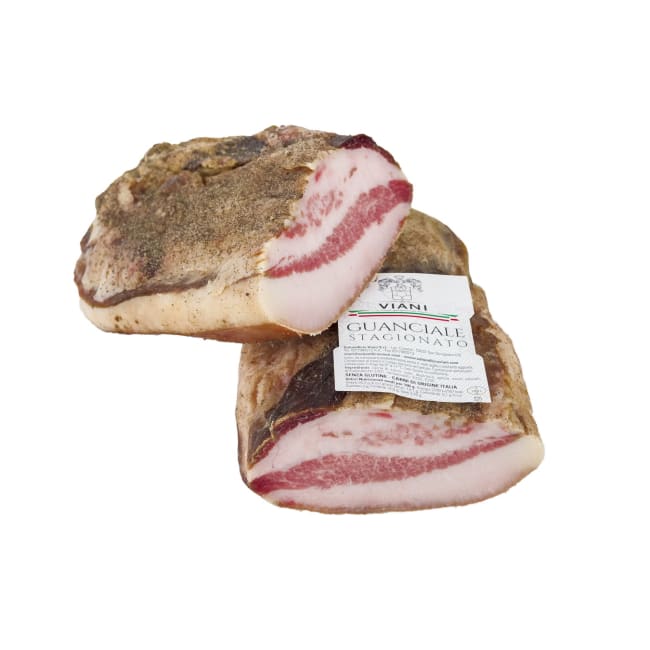 Guanciale Stagionato in tranci (bit ca 250g), Viani