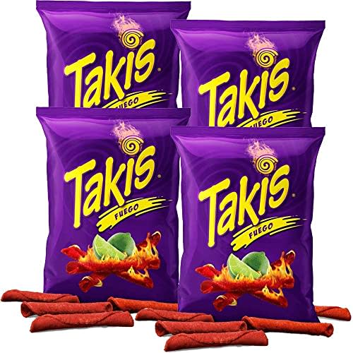 UTGÅTT Takis Fuego 56g - Hot chili og lime mais snacks
