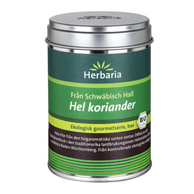 Koriander fra Schwäbisch Hall – hel 40g, Herbaria