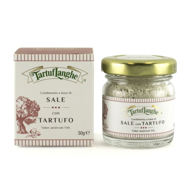 Guérande salt med sort sommer trøffel (Tuber aestivum Vitt.) 30g, Tartuflanghe