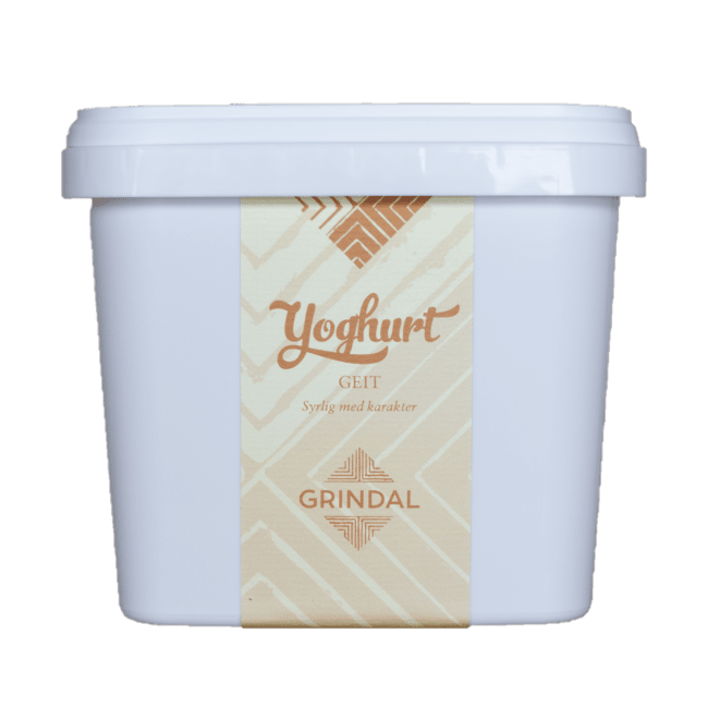 Yoghurt geit 2,5kg økologisk, Grindal Ysteri
