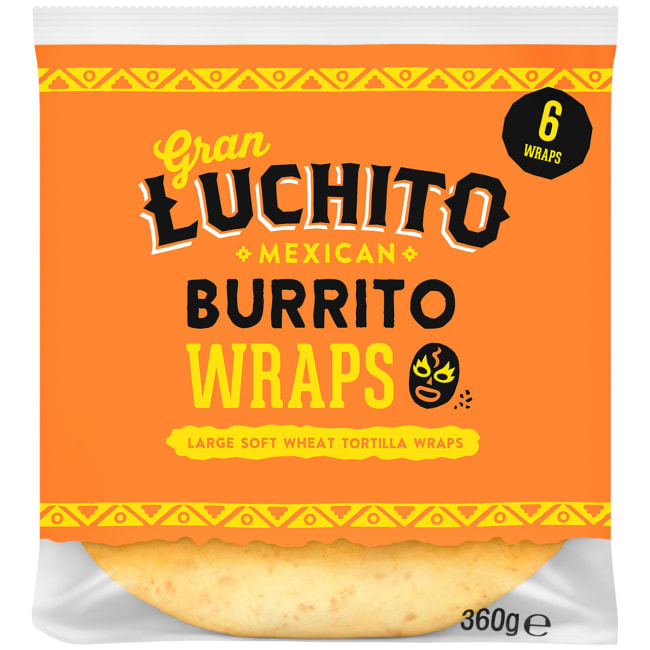 Burrito Wraps 360g, Gran Luchito