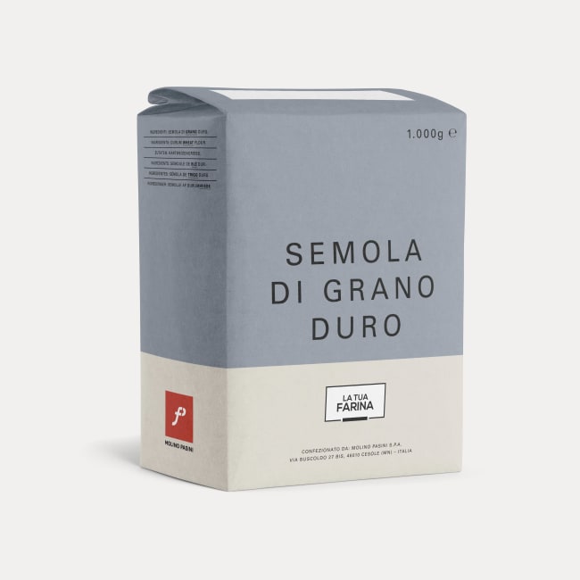 Semola di Grano Duro (Durum Hvete) 1kg, Molino Pasini