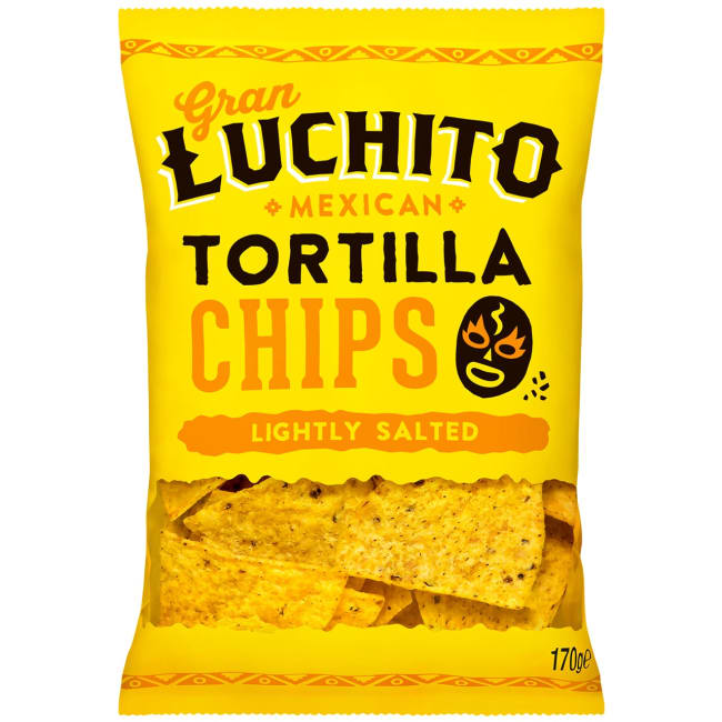 «Big Size» Tortilla Chips 170g, Gran Luchito