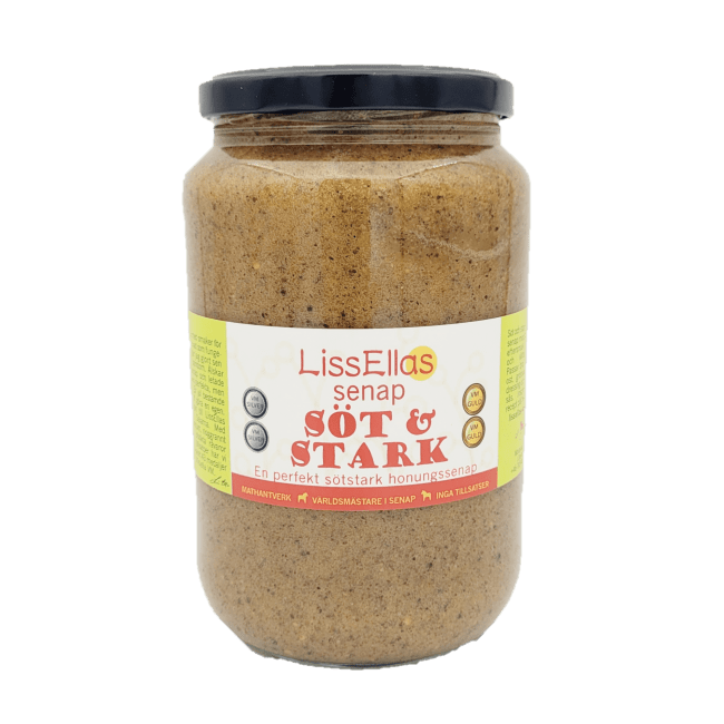 Søt & Sterk sennep 850g, LissEllas