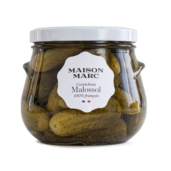 Cornichons Malossol 440g, Maison Marc