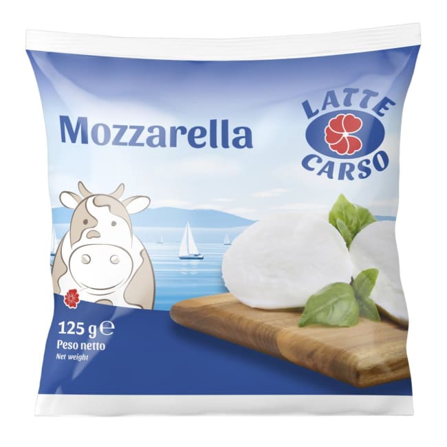 Mozzarella cow 125g, Latte Carso