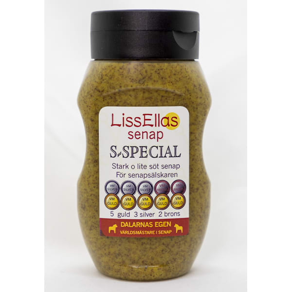 S-Spesial sennep 300g plastflaske, LissEllas