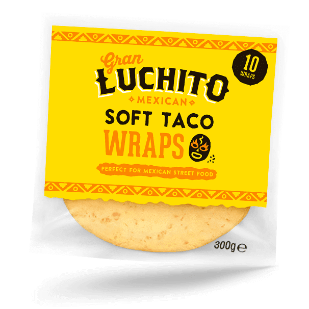 Soft Taco Wraps 300g, Gran Luchito