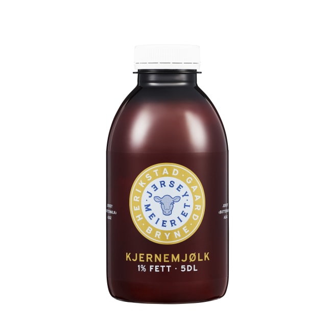 Buttermilk (Kjernemelk) 0,5 liter, Jerseymeieriet*