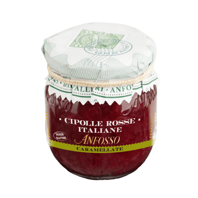 Cipolle Rosse (syltet rødløk) 200g, Anfosso