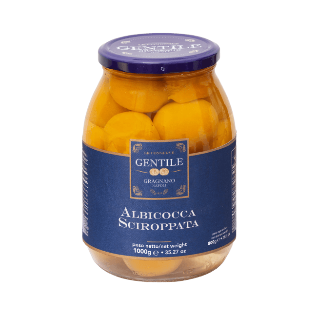 Aprikoser i sukkerlake 1kg, Gentile