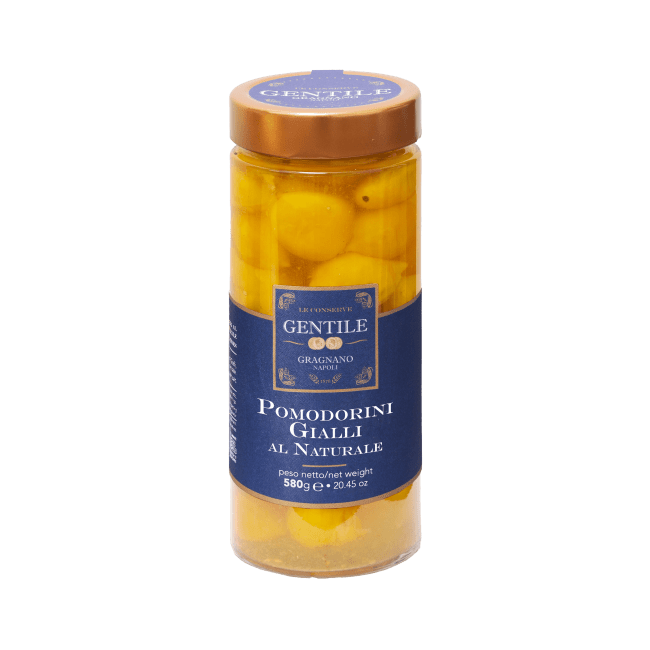 Pomodorini Gialli al Naturale 580g, Gentile