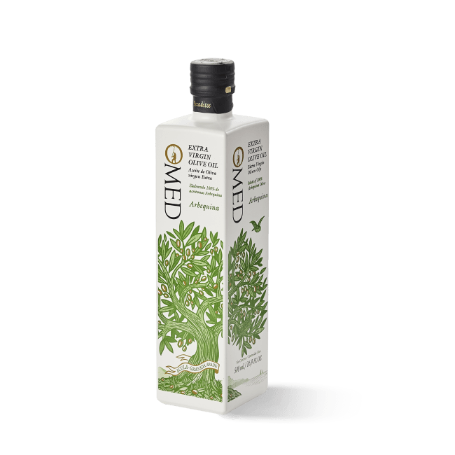 O-Med EVO Arbequina 500ml White limited ed.